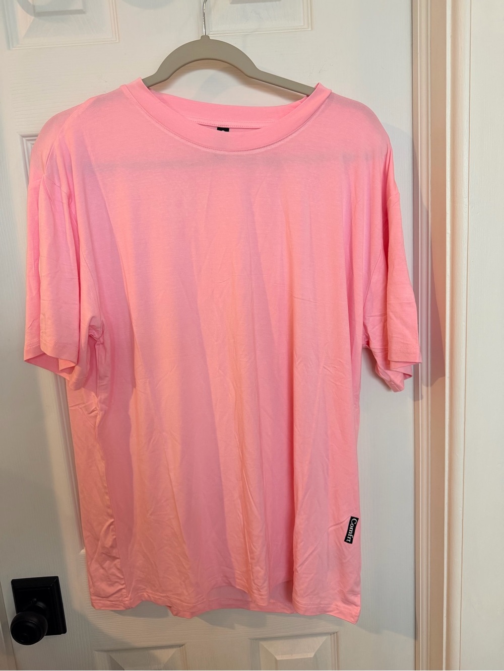 Comfrt Cloud Lounge Tee Cherry Blossom Pink Oversized T-Shirt Size L